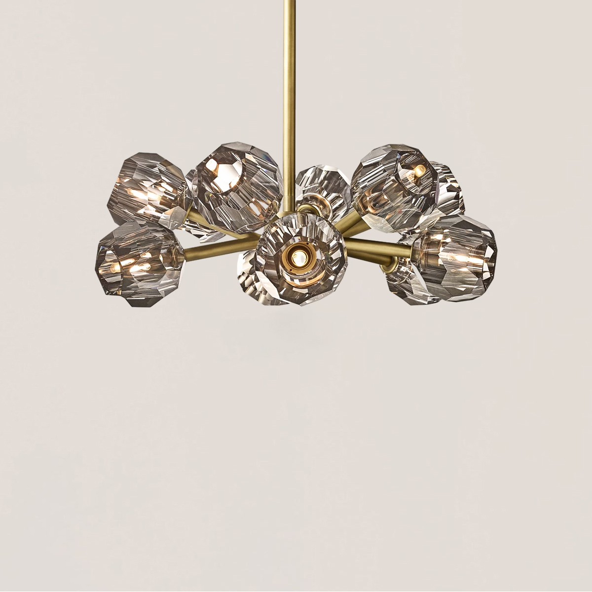 Boule De Cristal Glass Round Chandelier-VaseLamps