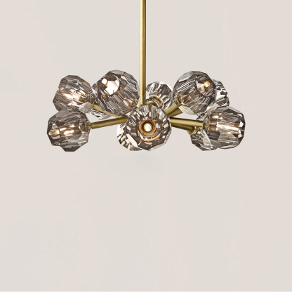 Boule De Cristal Glass Round Chandelier-VaseLamps
