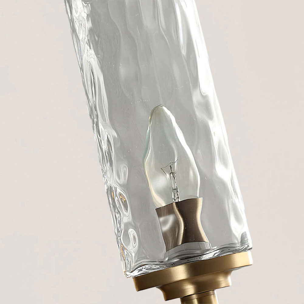 VASELAMPS - Modern Cylindrical Glass Wall Sconce-VaseLamps