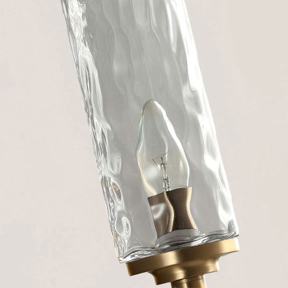 VASELAMPS - Modern Cylindrical Glass Wall Sconce-VaseLamps