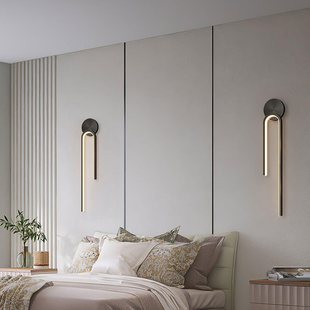VASELAMPS - Minimalist Light Luxury Brass Wall Sconce-VaseLamps
