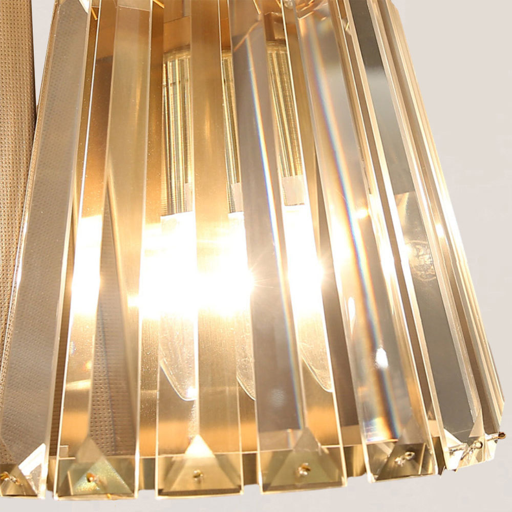 VASELAMPS - Modern Hourglass Crystal Wall Sconce-VaseLamps