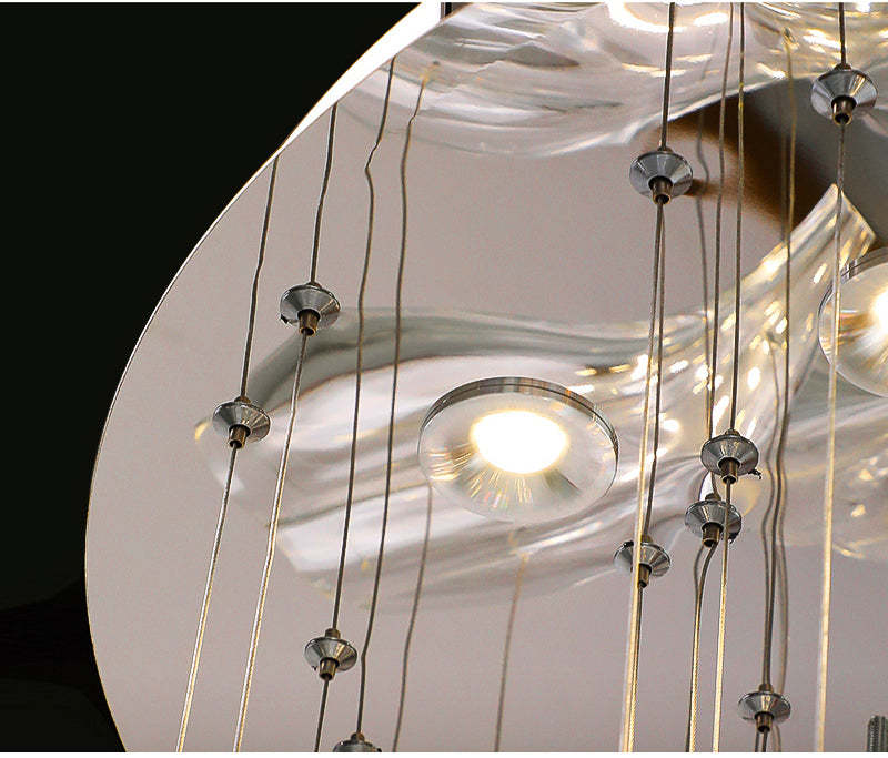 Luxury Glass Lotus Chandelier-VaseLamps