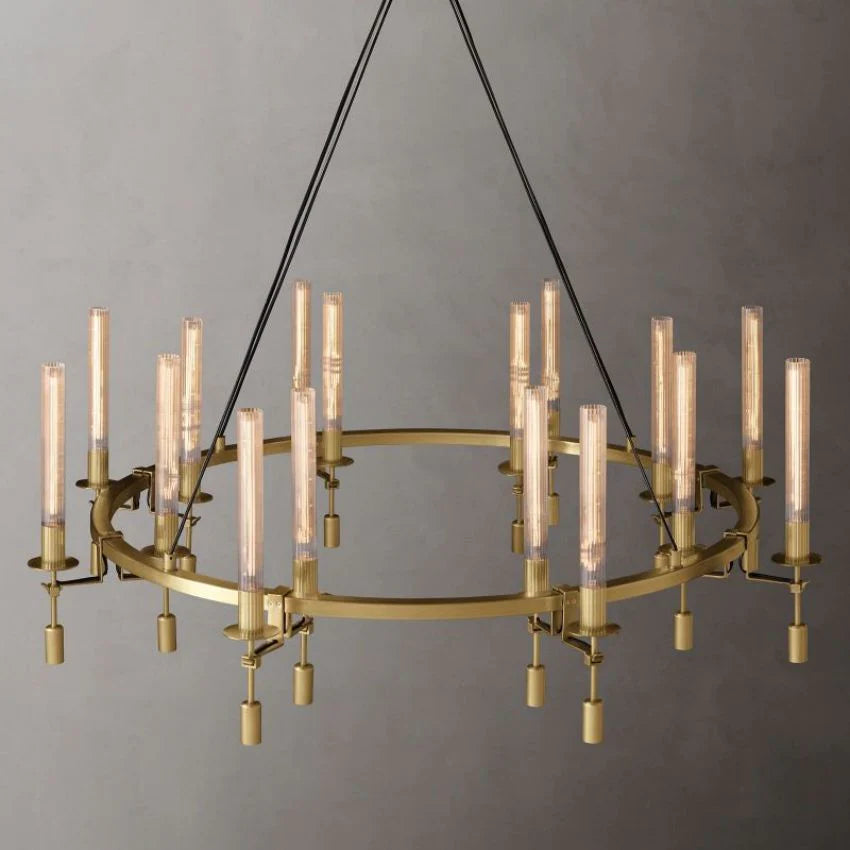 Fontanelle Round Chandelier 58"-VaseLamps