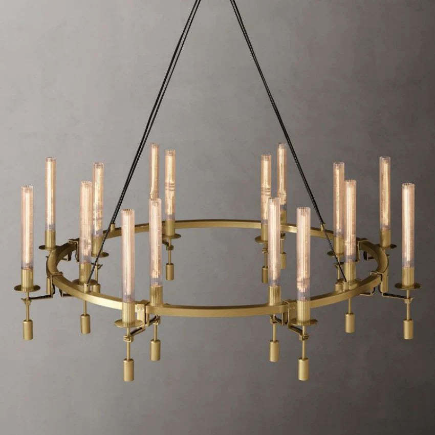 Fontanelle Round Chandelier 58"-VaseLamps