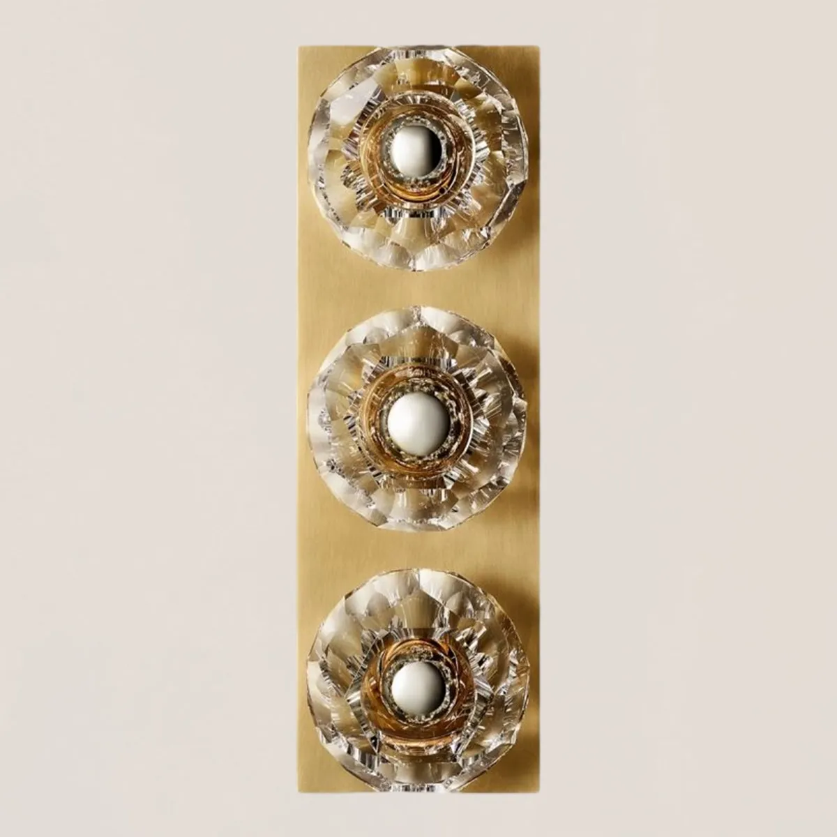 Boule De Crystal Clear Linear Short Wall Sconce-VaseLamps