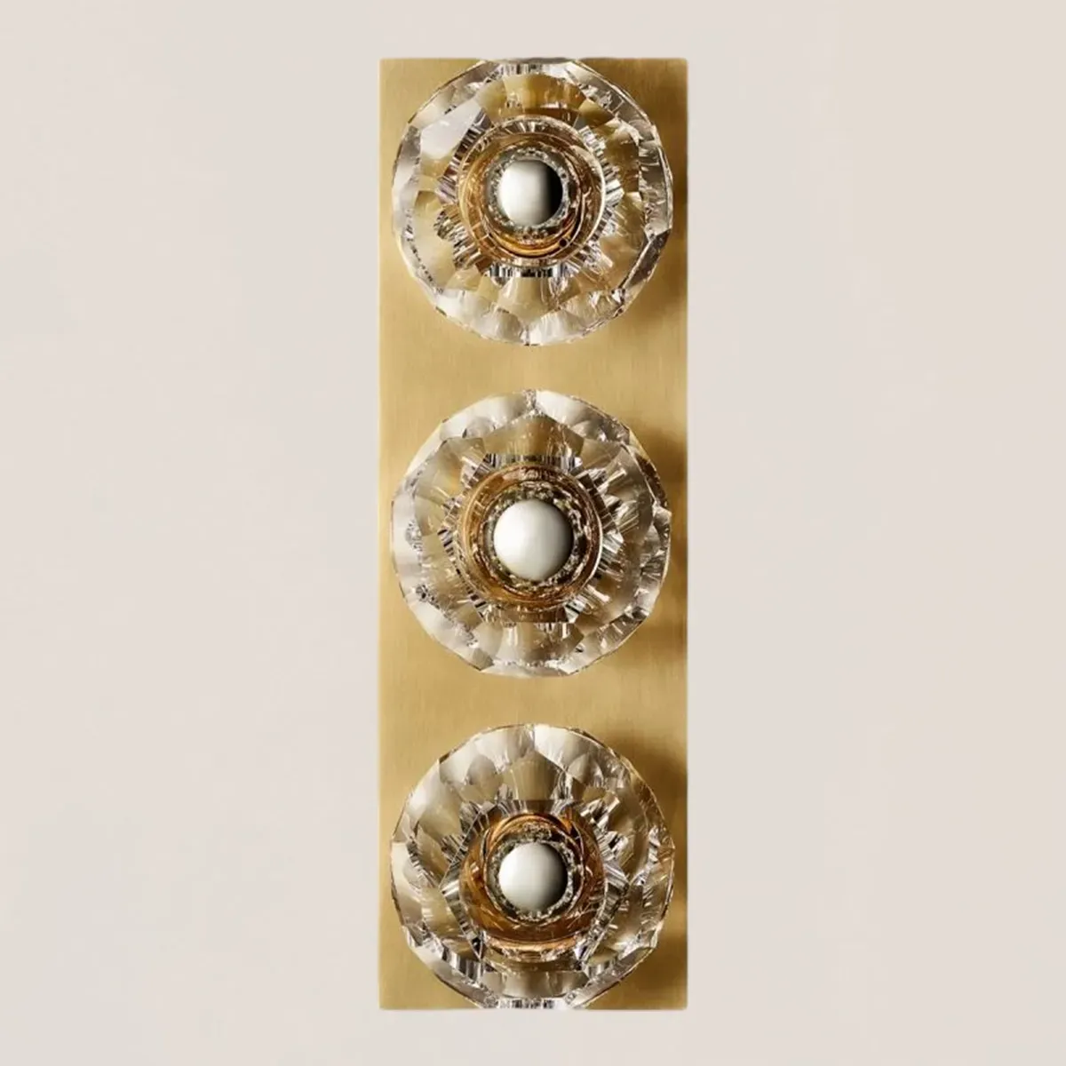 Boule De Crystal Clear Linear Short Wall Sconce-VaseLamps