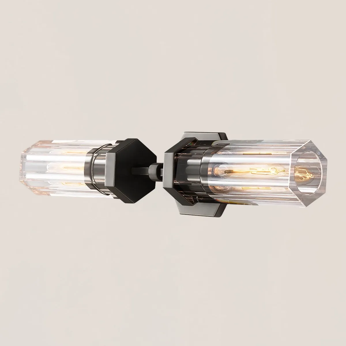 Lambeth Hexagonal Linear Short Wall Sconce-VaseLamps