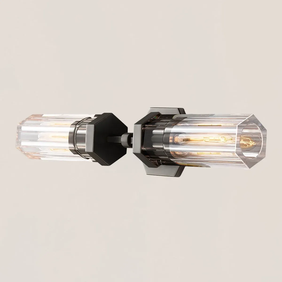 Lambeth Hexagonal Linear Short Wall Sconce-VaseLamps