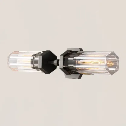 Lambeth Hexagonal Linear Short Wall Sconce-VaseLamps