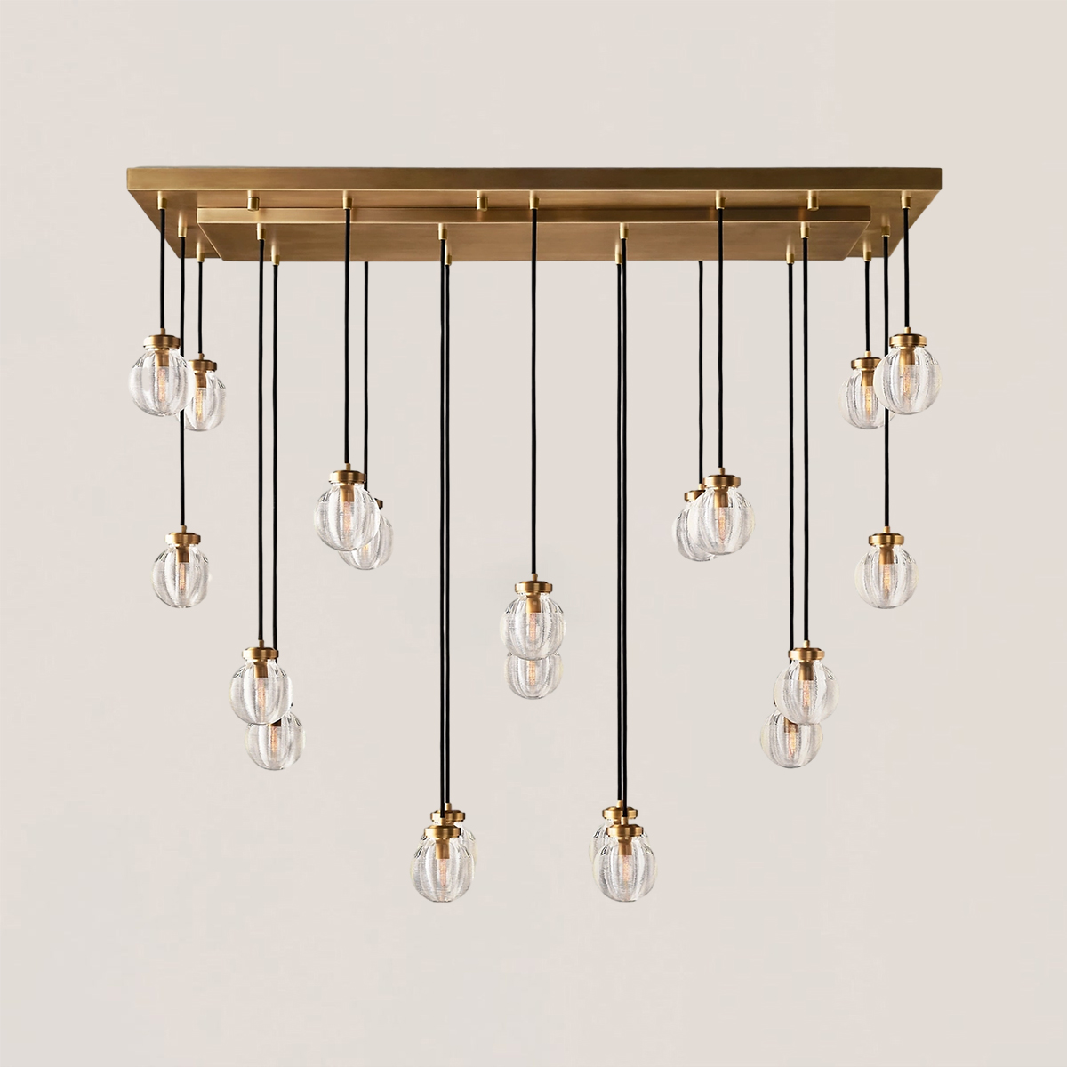 Pearl Rectangular Chandelier-VaseLamps