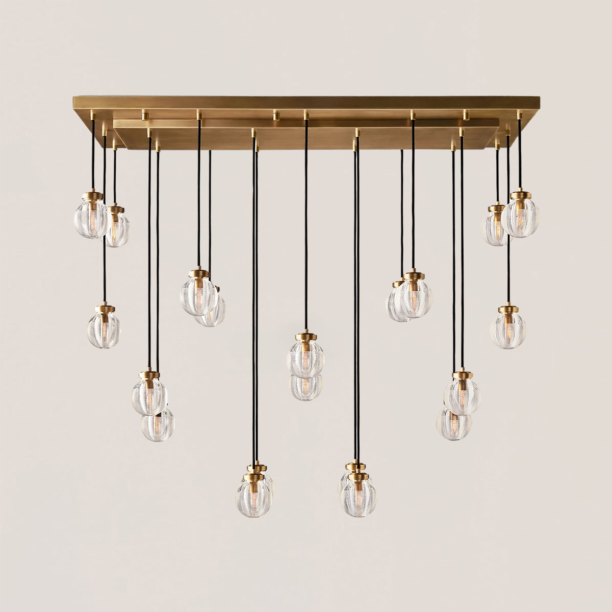 Pearl Rectangular Chandelier-VaseLamps