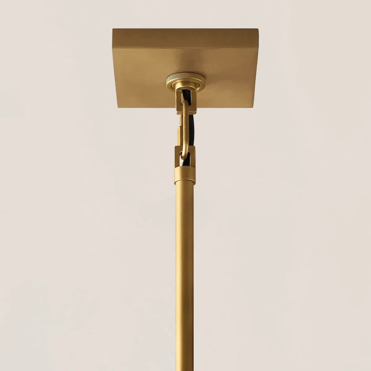Beckman Modern Brass Pendant-VaseLamps