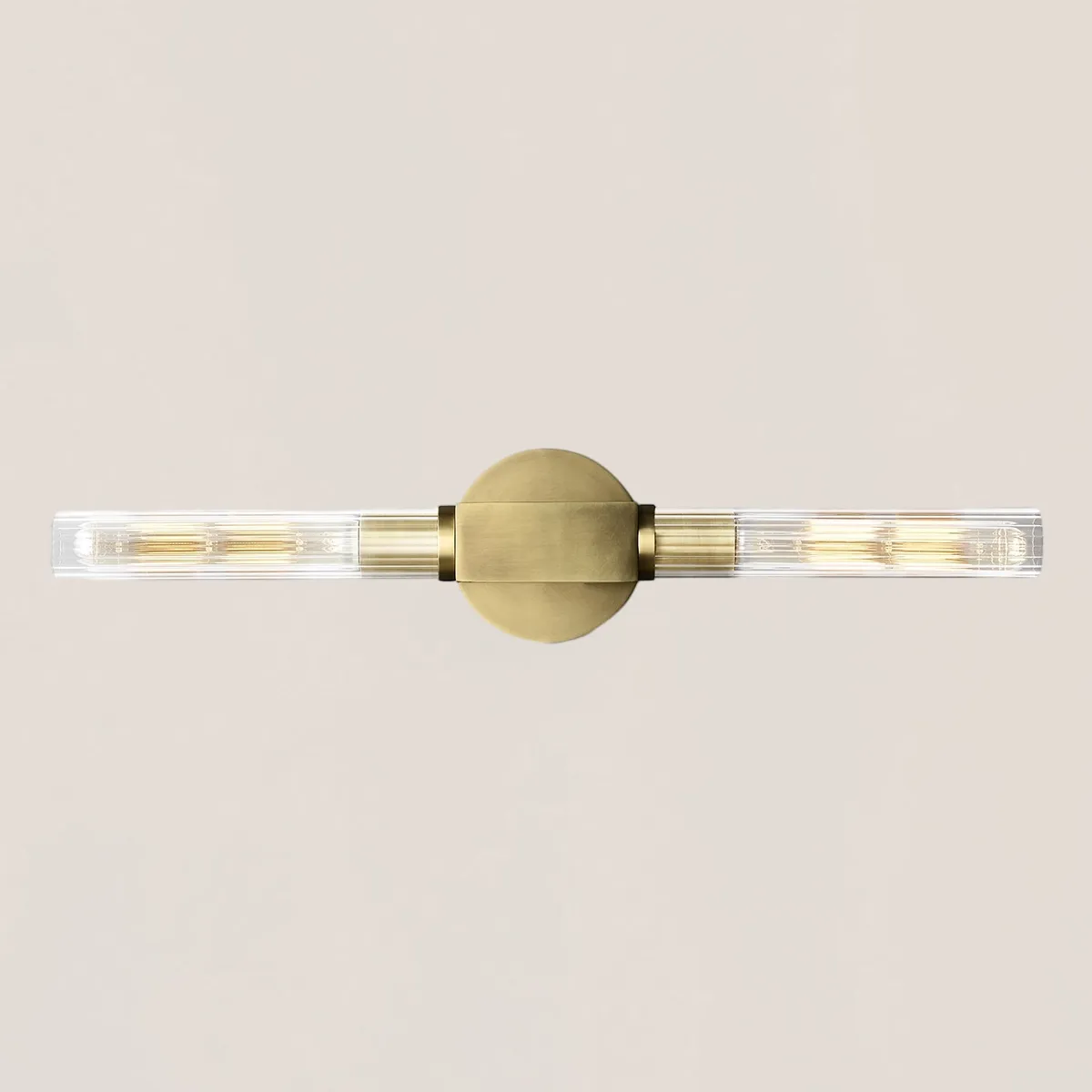 Cannele Glass Linear Wall Sconce-VaseLamps