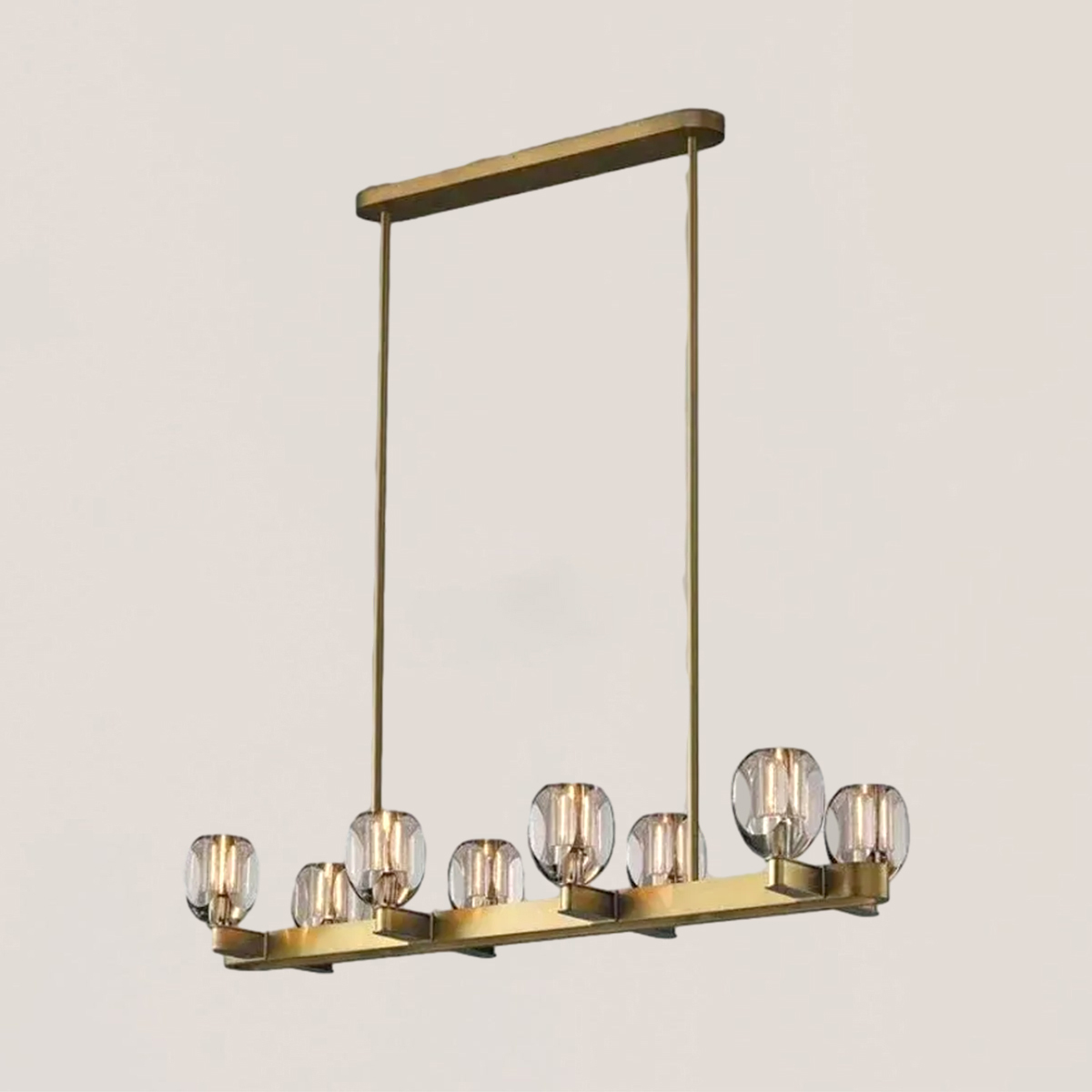 VASELAMPS - Contemporary 8-Lights Dining Pendant-VaseLamps