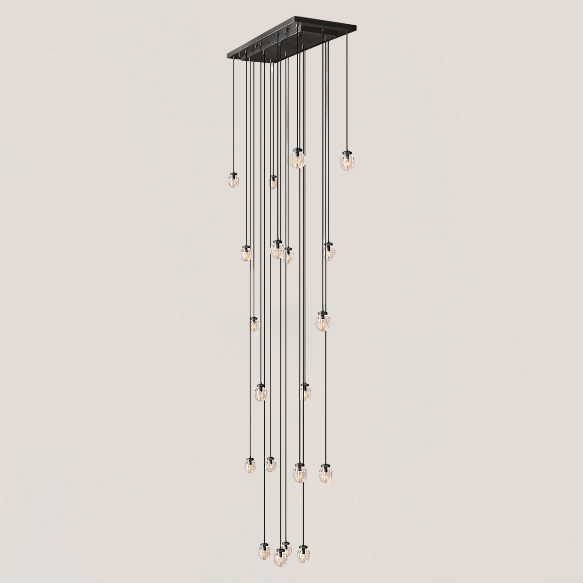 Pearl Rectangular Chandelier-VaseLamps