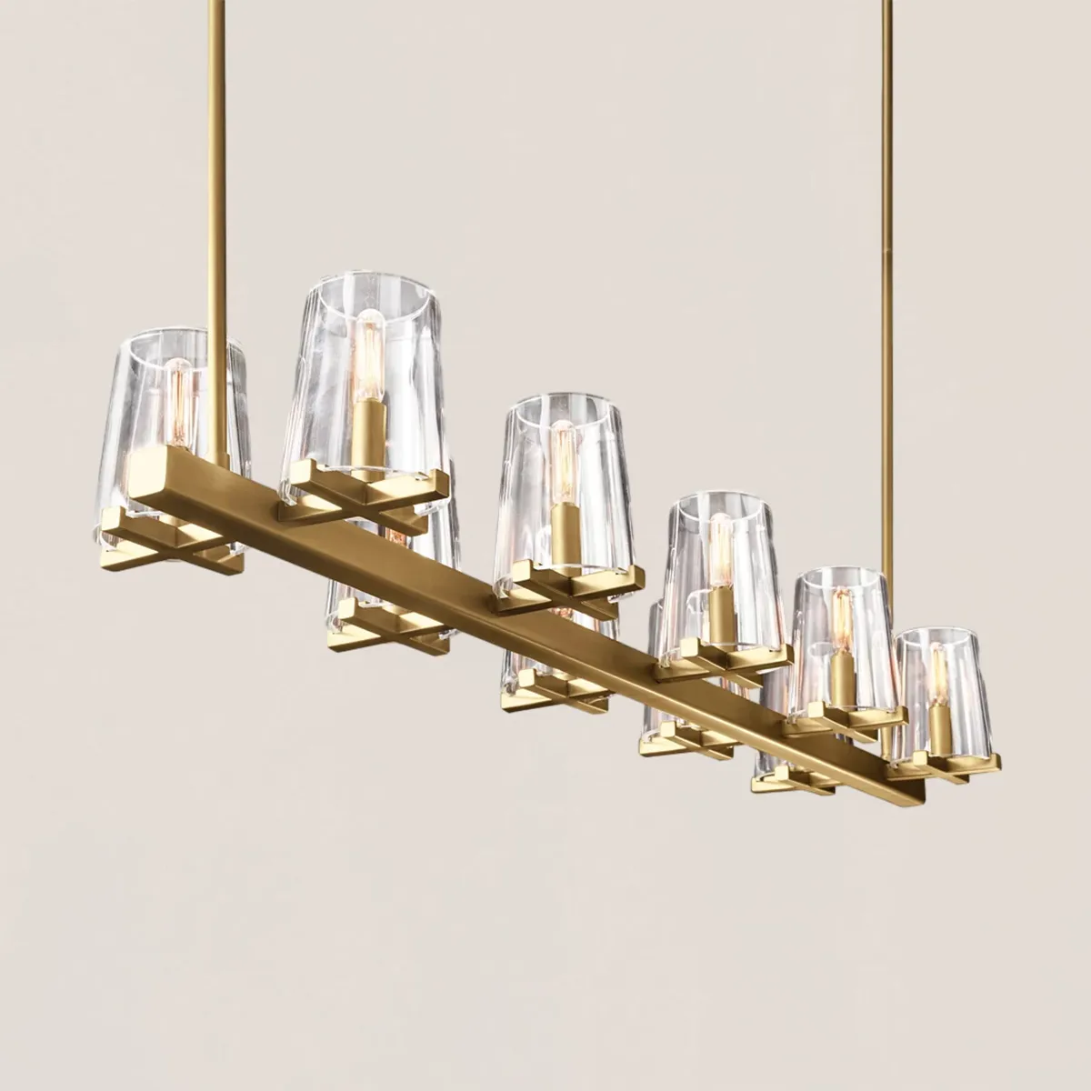 Pauillac Linear Chandelier-VaseLamps