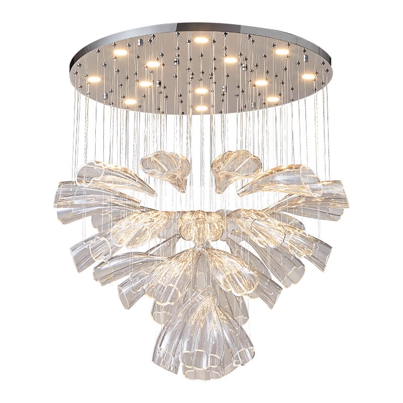 Luxury Glass Lotus Chandelier-VaseLamps