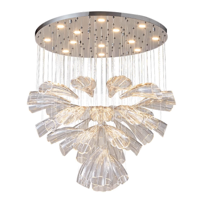 Luxury Glass Lotus Chandelier-VaseLamps