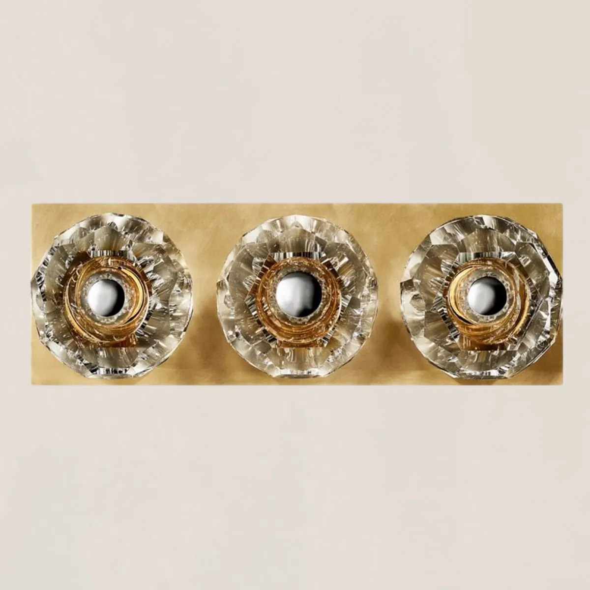 Boule De Crystal Clear Linear Short Wall Sconce-VaseLamps