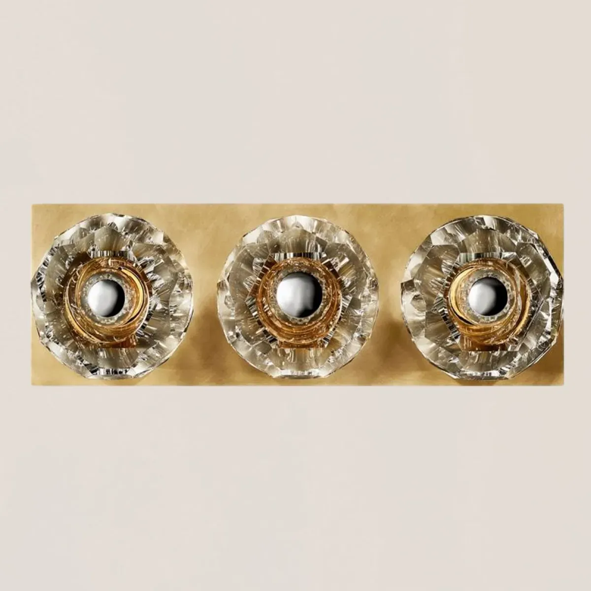 Boule De Crystal Clear Linear Short Wall Sconce-VaseLamps