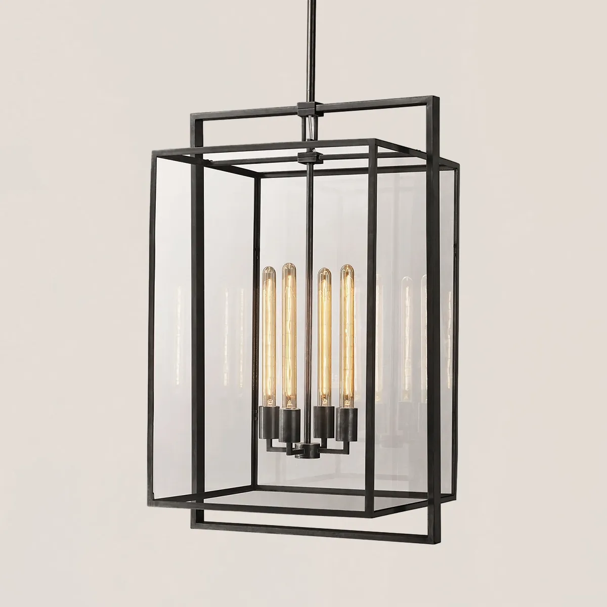 Beckman Modern Brass Pendant-VaseLamps