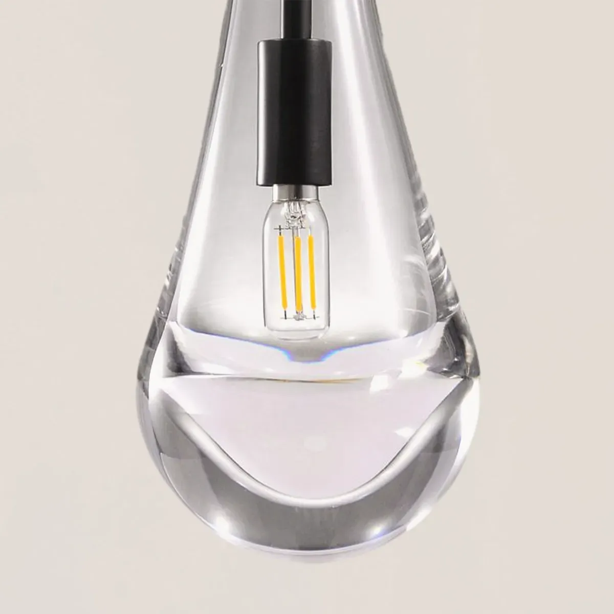 Raindrop Rod Pendant Light-VaseLamps