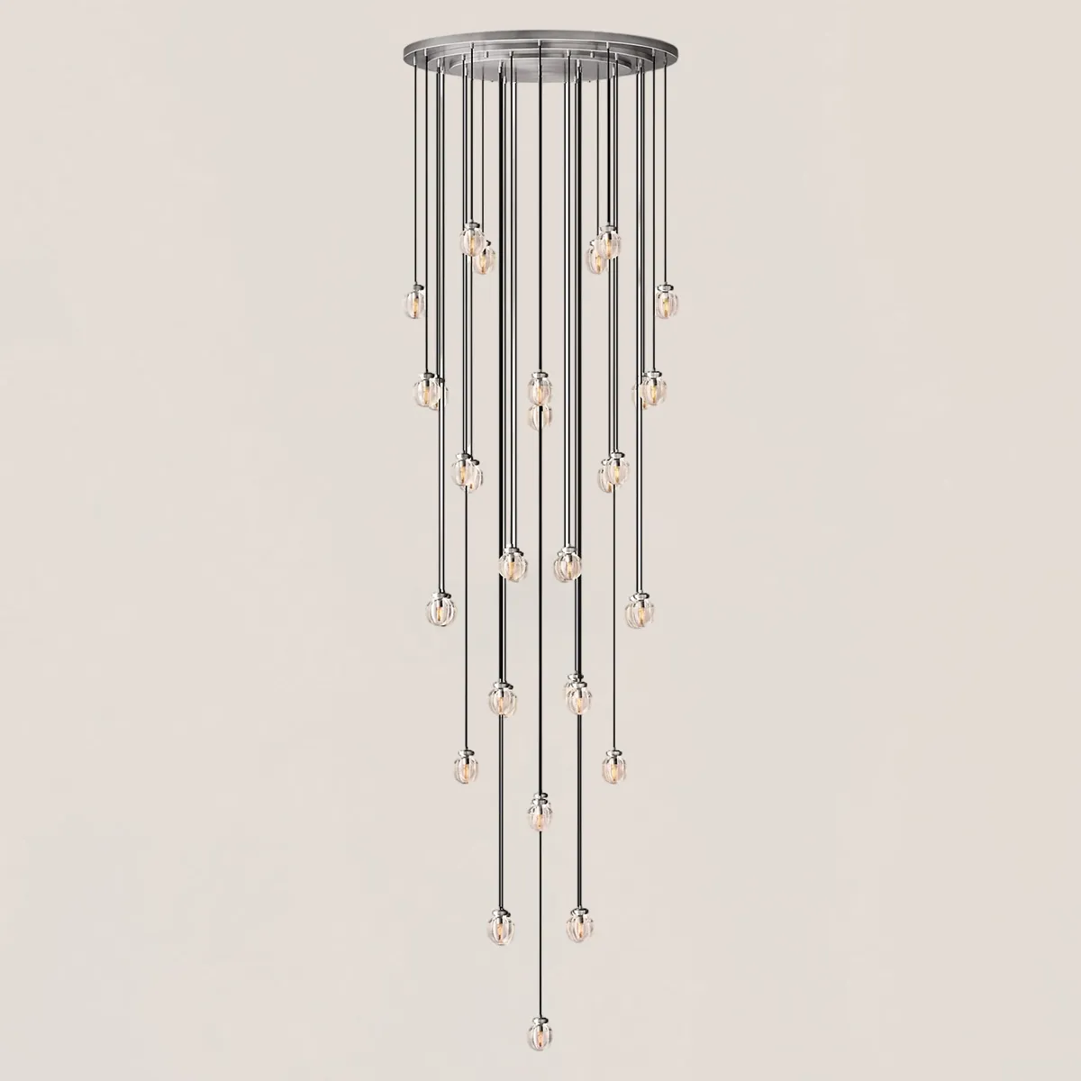 Pearl Round Chandelier-VaseLamps
