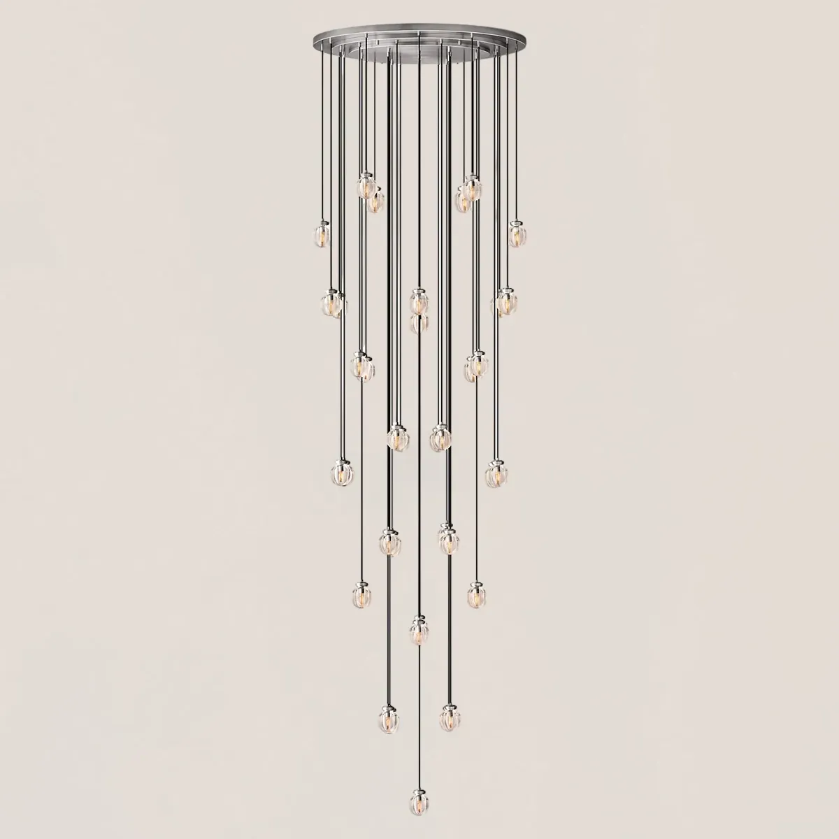 Pearl Round Chandelier-VaseLamps