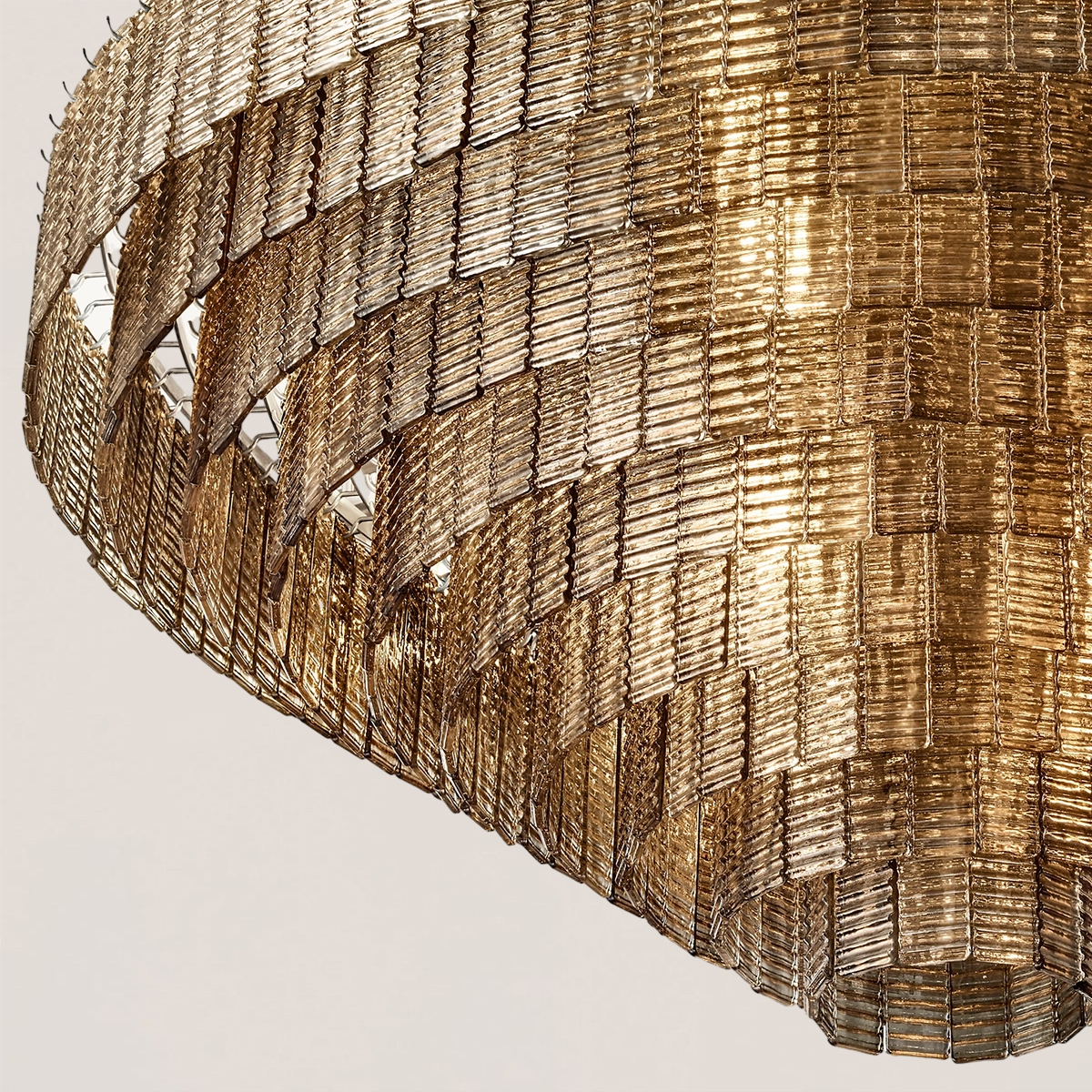 Sirene Glass Round Chandelier-VaseLamps