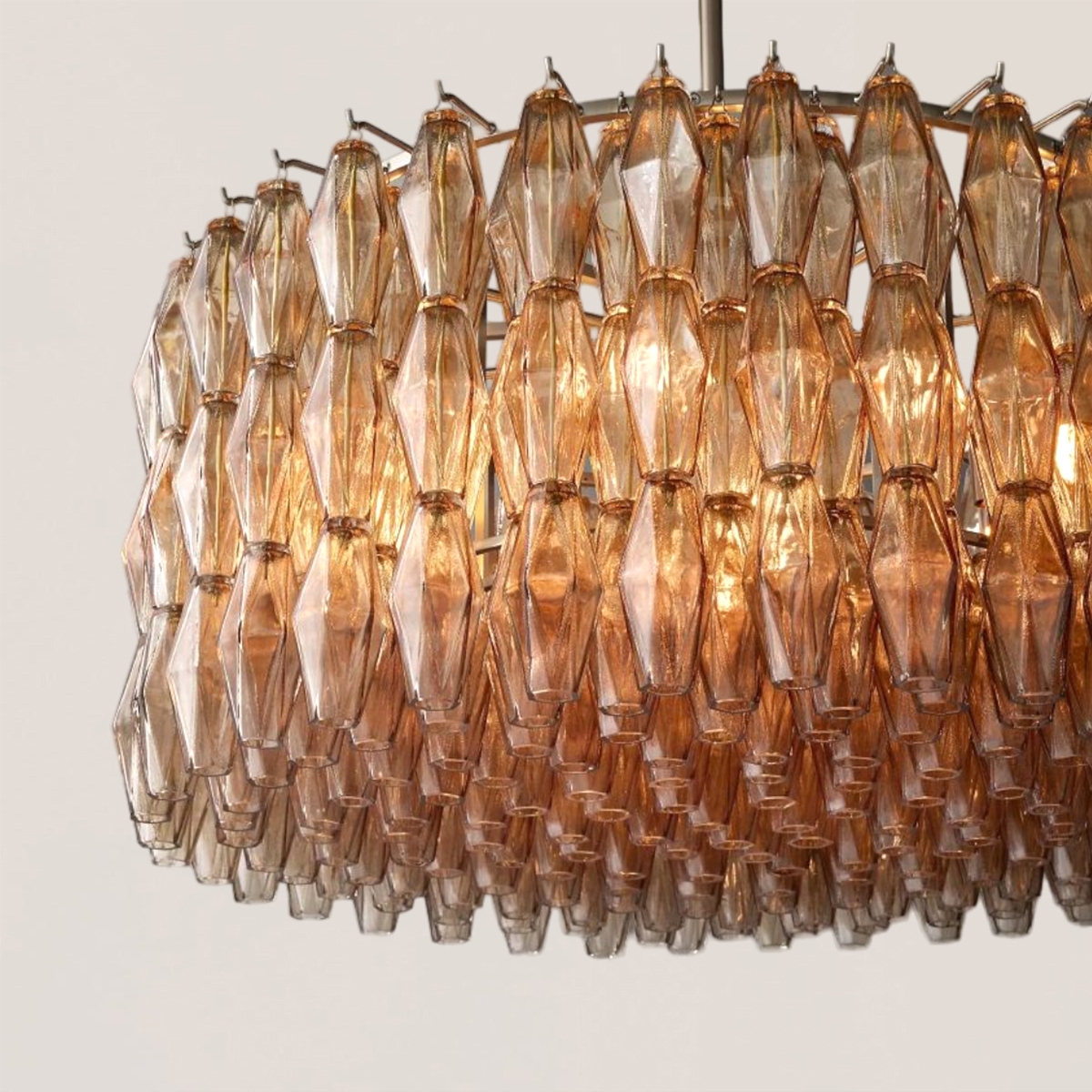 Chiara Glass Round Chandelier-VaseLamps