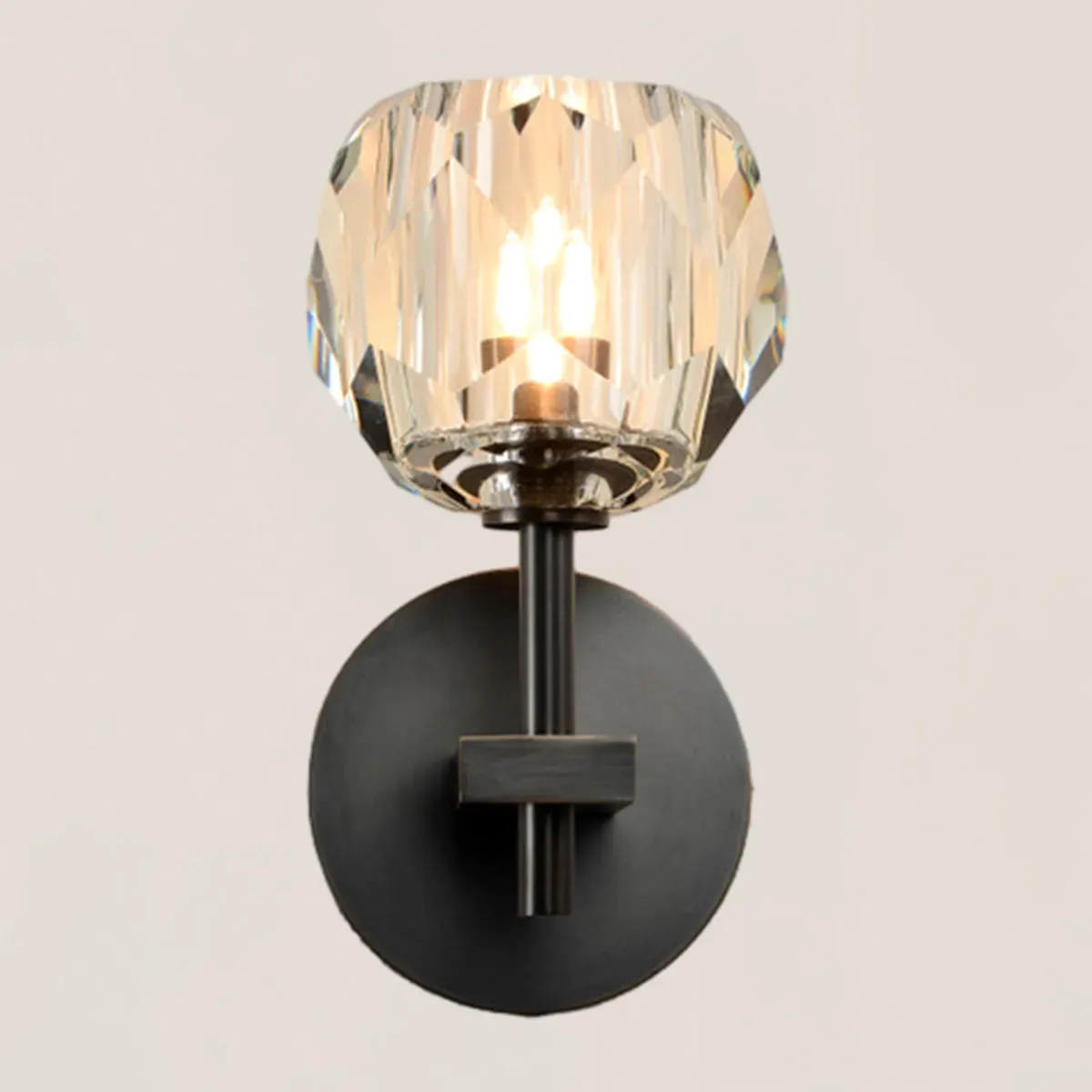 Boule De Glass Short Wall Sconce-VaseLamps