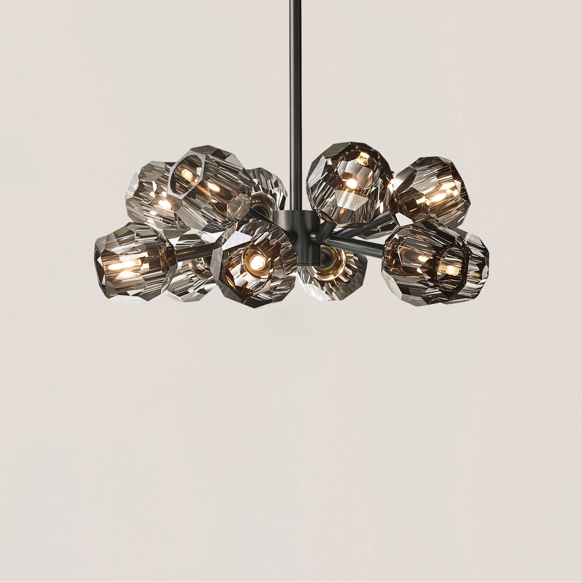 Boule De Cristal Glass Round Chandelier-VaseLamps