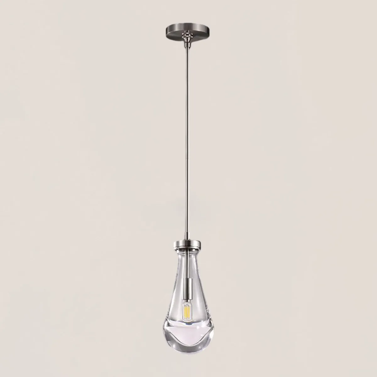 Raindrop Rod Pendant Light-VaseLamps