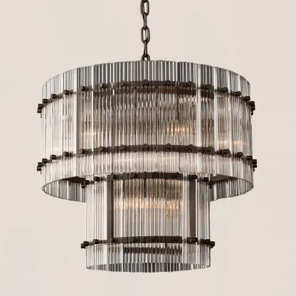 San Marco Two-tier Luxury Round Chandelier-VaseLamps