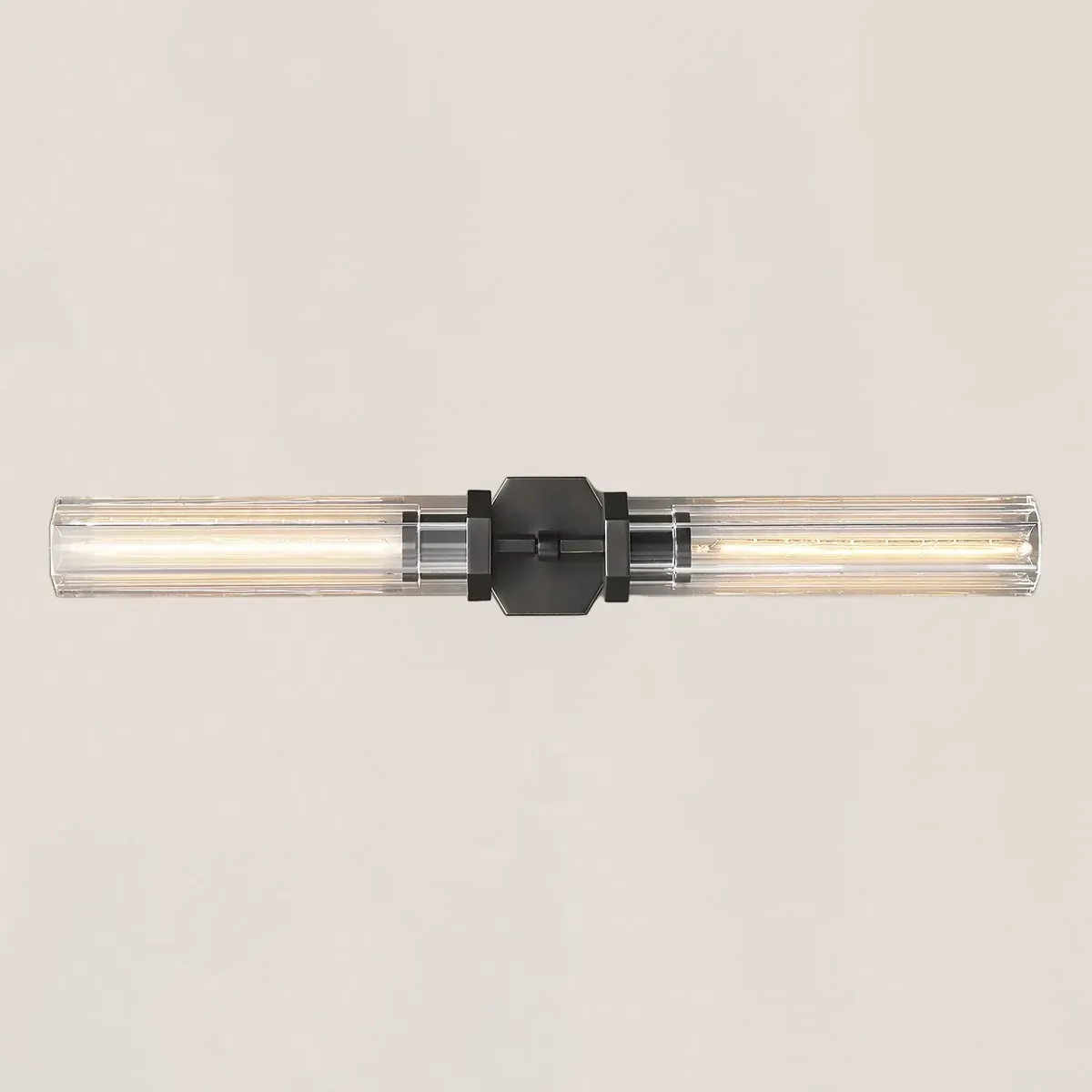 Lambeth Hexagonal Linear Grand Wall Sconce-VaseLamps