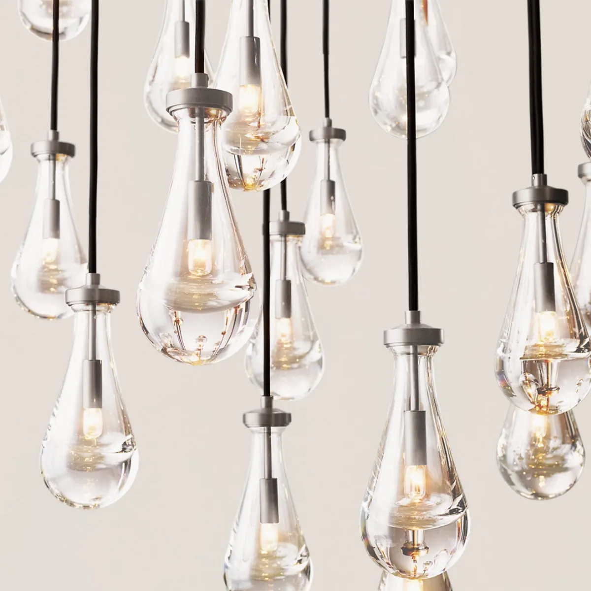 Raindrop Round Chandelier-VaseLamps