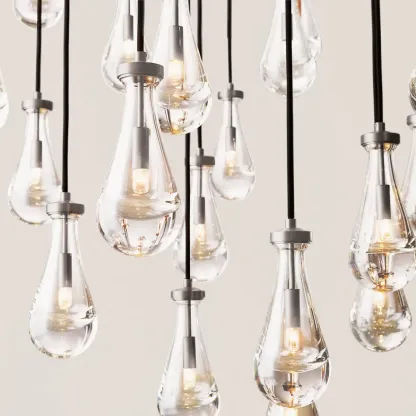 Raindrop Round Chandelier-VaseLamps