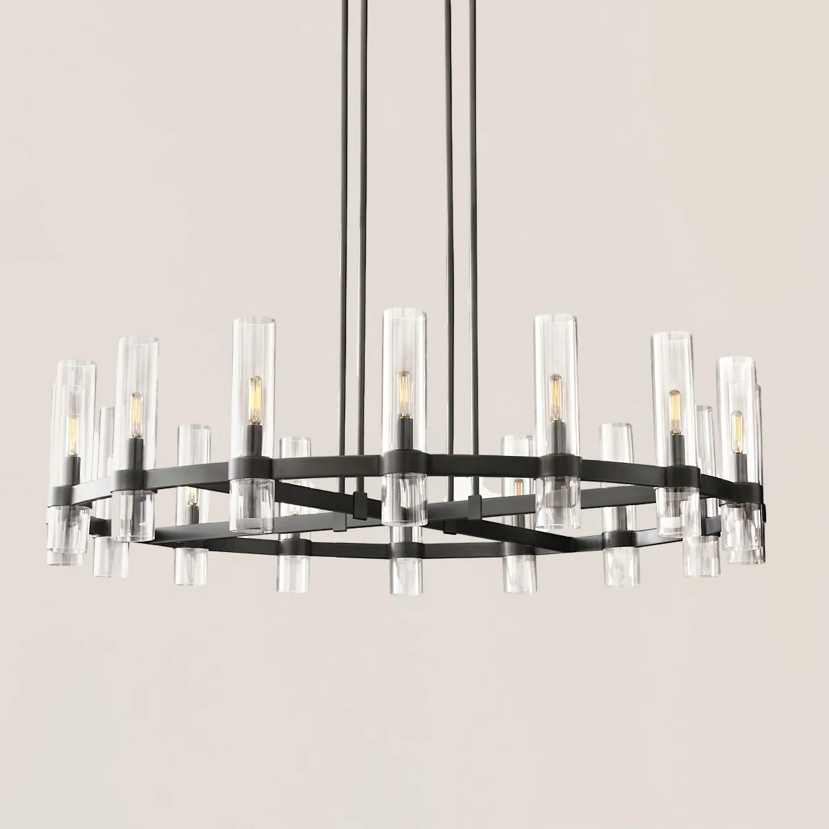 Ravelle Round Chandelier-VaseLamps