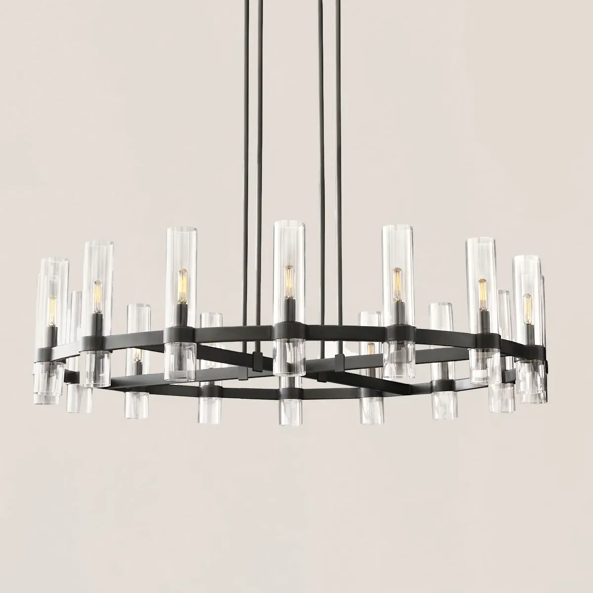 Ravelle Round Chandelier-VaseLamps