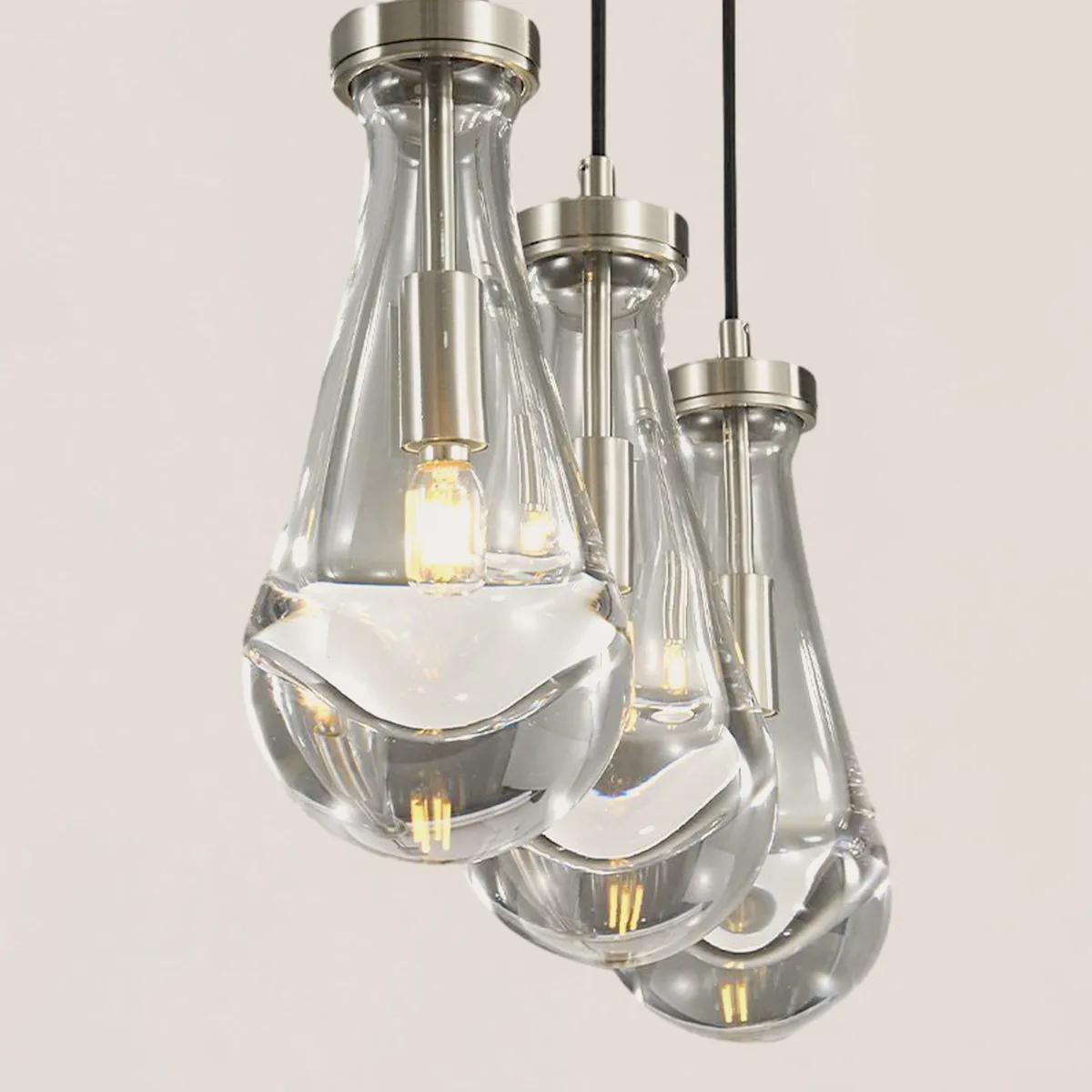 Raindrop Rectangular Pendant-VaseLamps