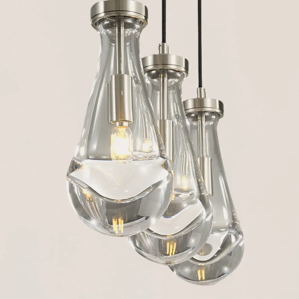 Raindrop Rectangular Pendant-VaseLamps