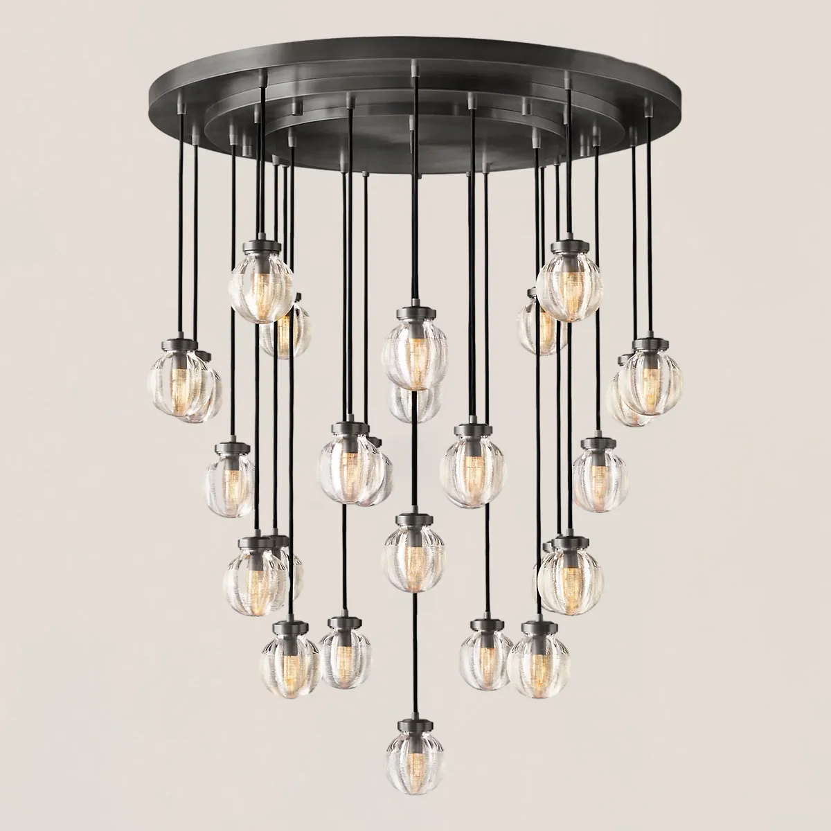 Pearl Round Chandelier-VaseLamps