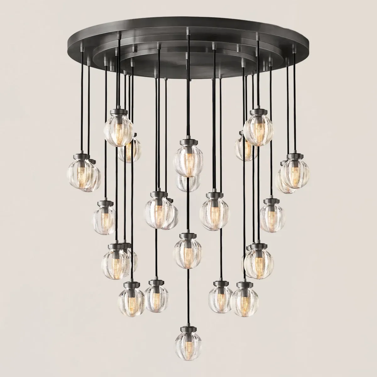 Pearl Round Chandelier-VaseLamps