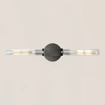 Cannele Glass Linear Wall Sconce-VaseLamps