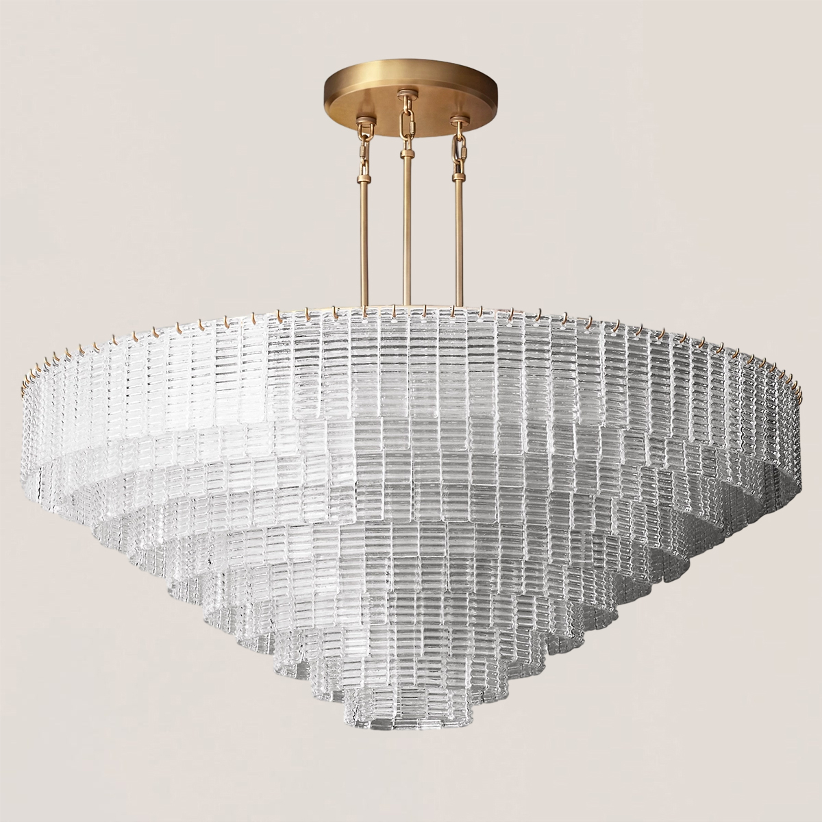 Sirene Glass Round Chandelier-VaseLamps