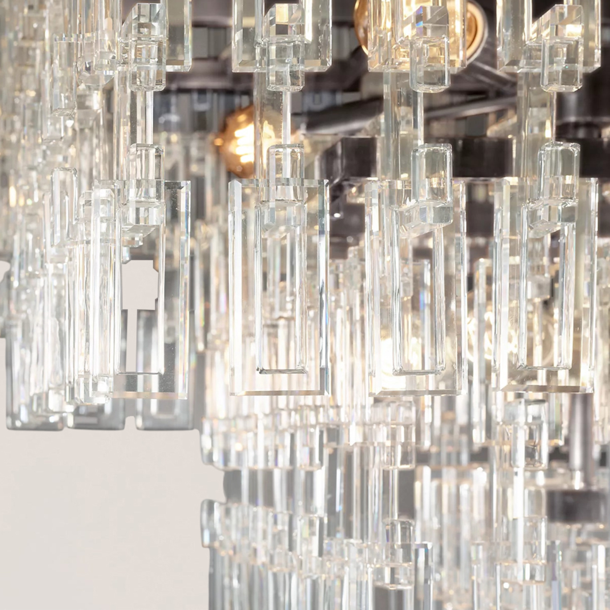 Marignan 3/4-Tier Rectangular Chandelier-VaseLamps