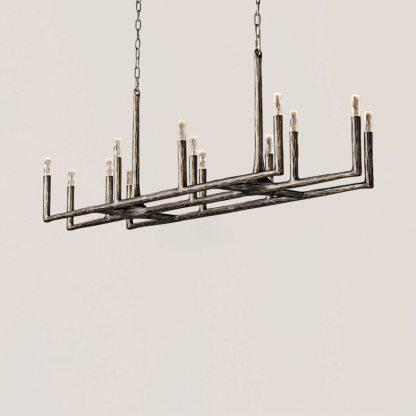 Thaddeus Linear Chandelier-VaseLamps