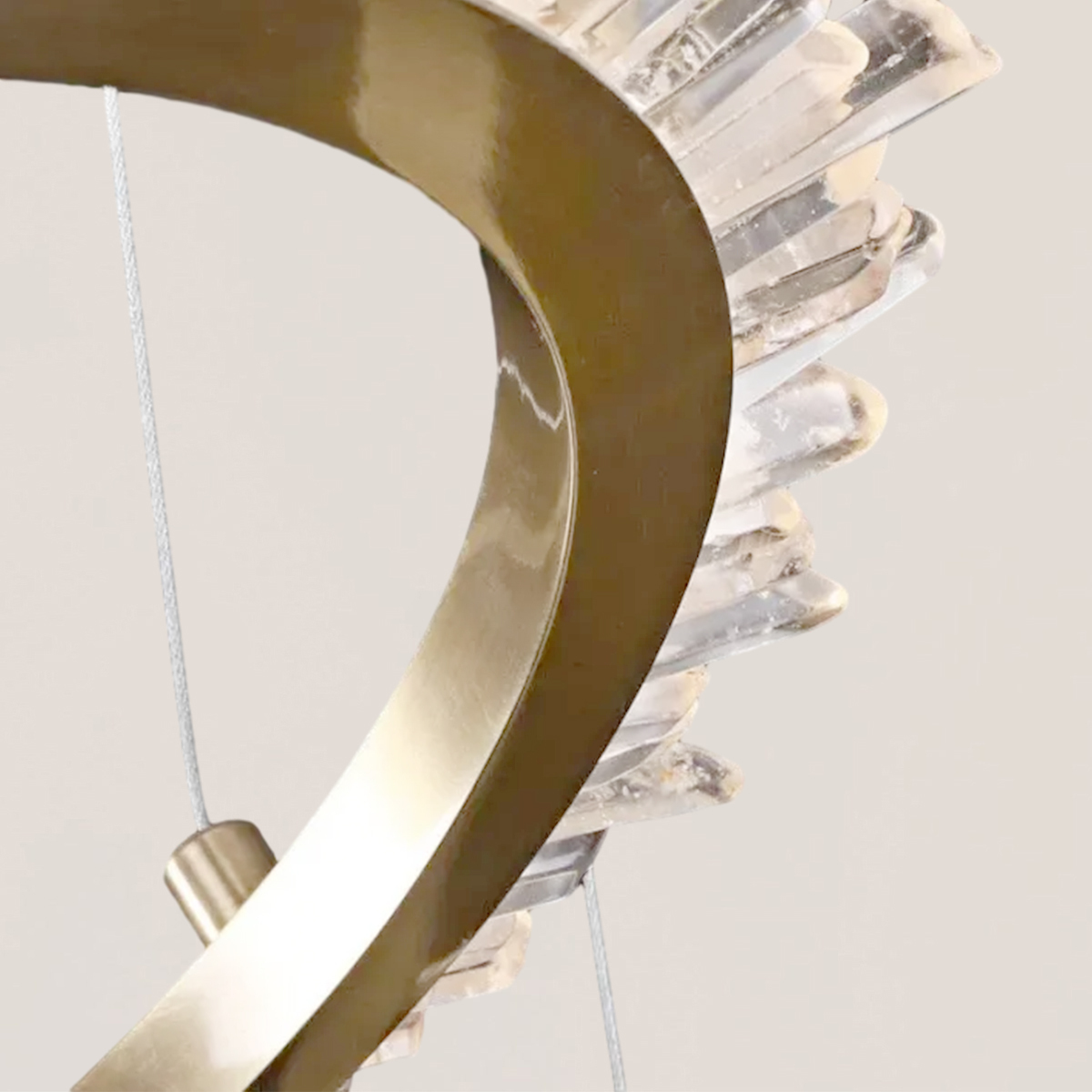 VASELAMPS - Crystal Ring Chandelier-VaseLamps