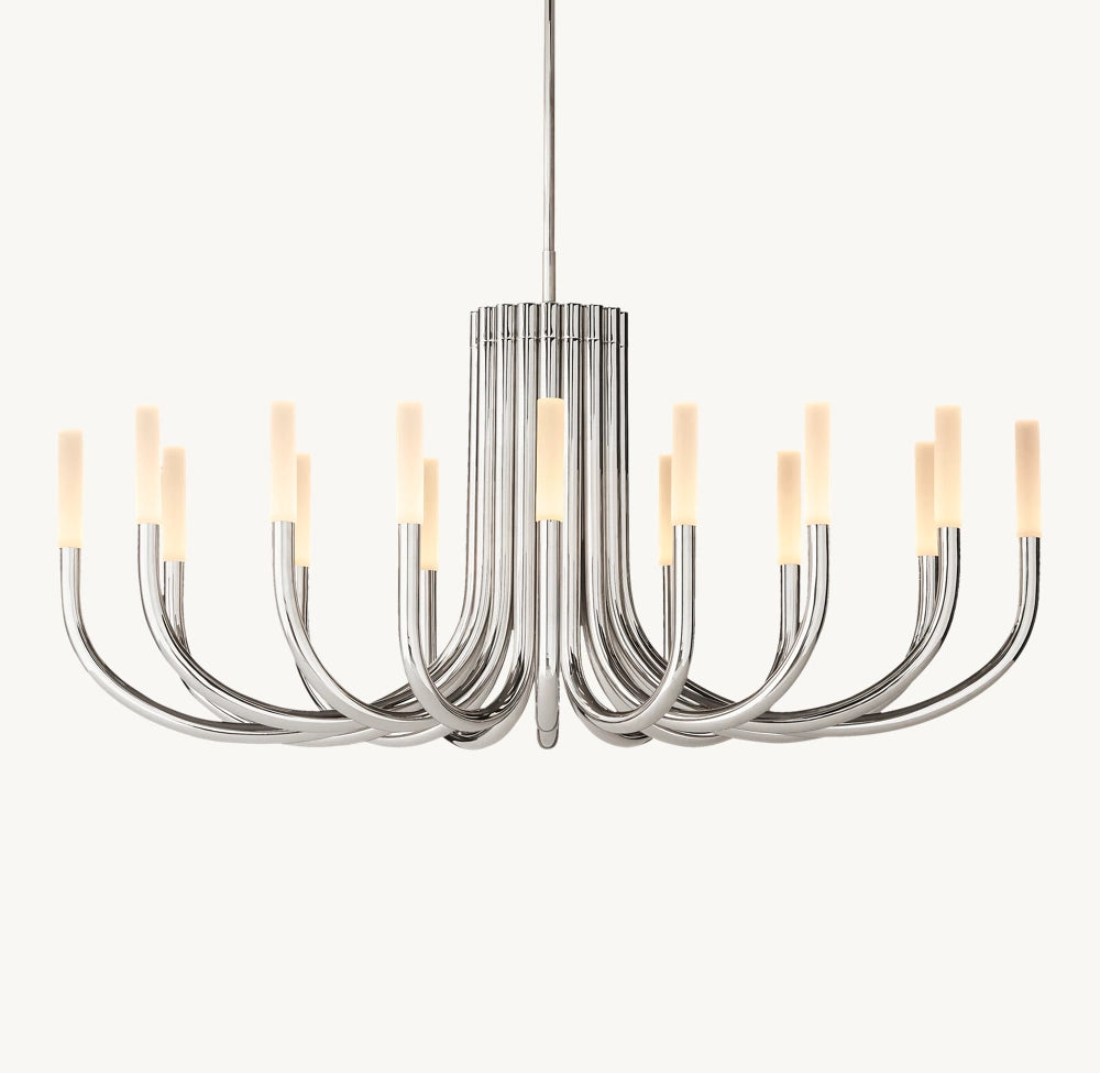 Rousseau Oval Chandelier 50"-VaseLamps
